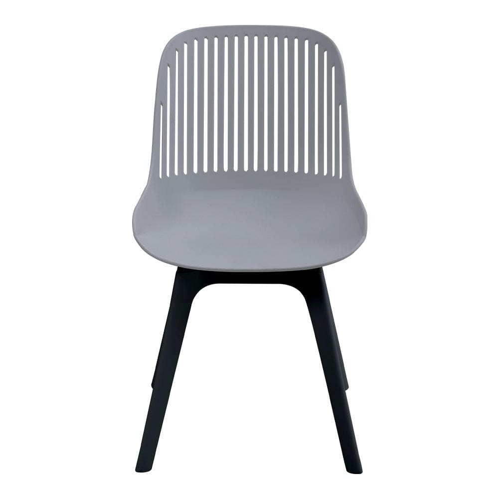 Classic White Plastic Chair, Set of Four, Durable and Lightweight