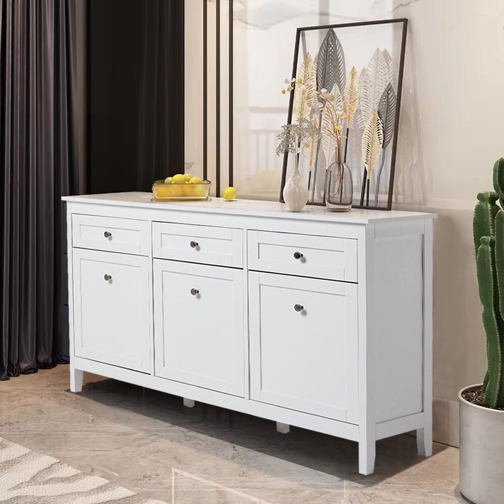 Classic White Large Storage Cabinet