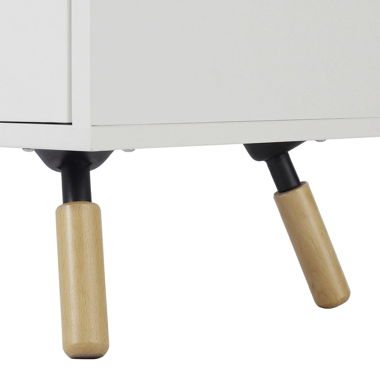 Modern Accent Storage Cabinet with Doors and Drawers