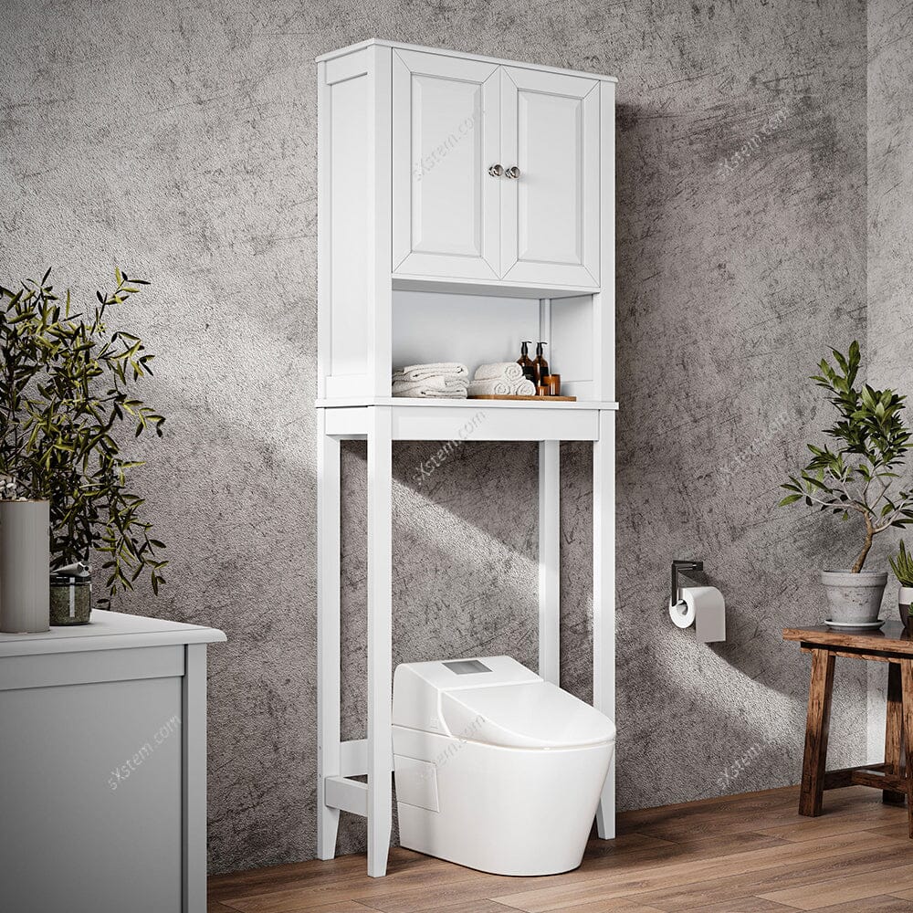 Freestanding Over-the-Toilet Storage Cabinet
