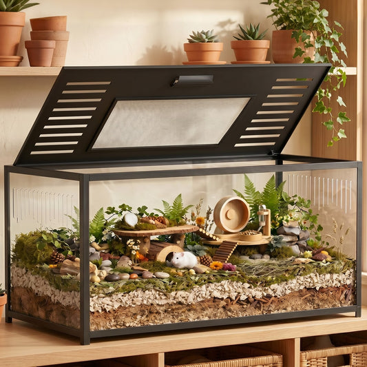 PawHut Large Hamster Cage in Black, image 2