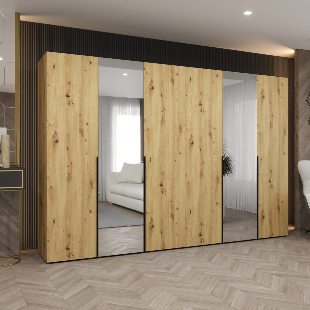 Alicante II Hinged Door Wardrobe 300cm
