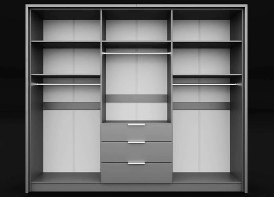 Wardrobe REDFORD 255 Graphite