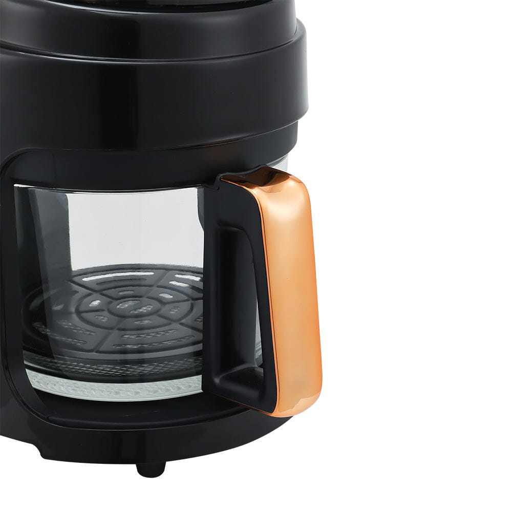 Small 2.2L White/Black Visible Basket Air Fryer