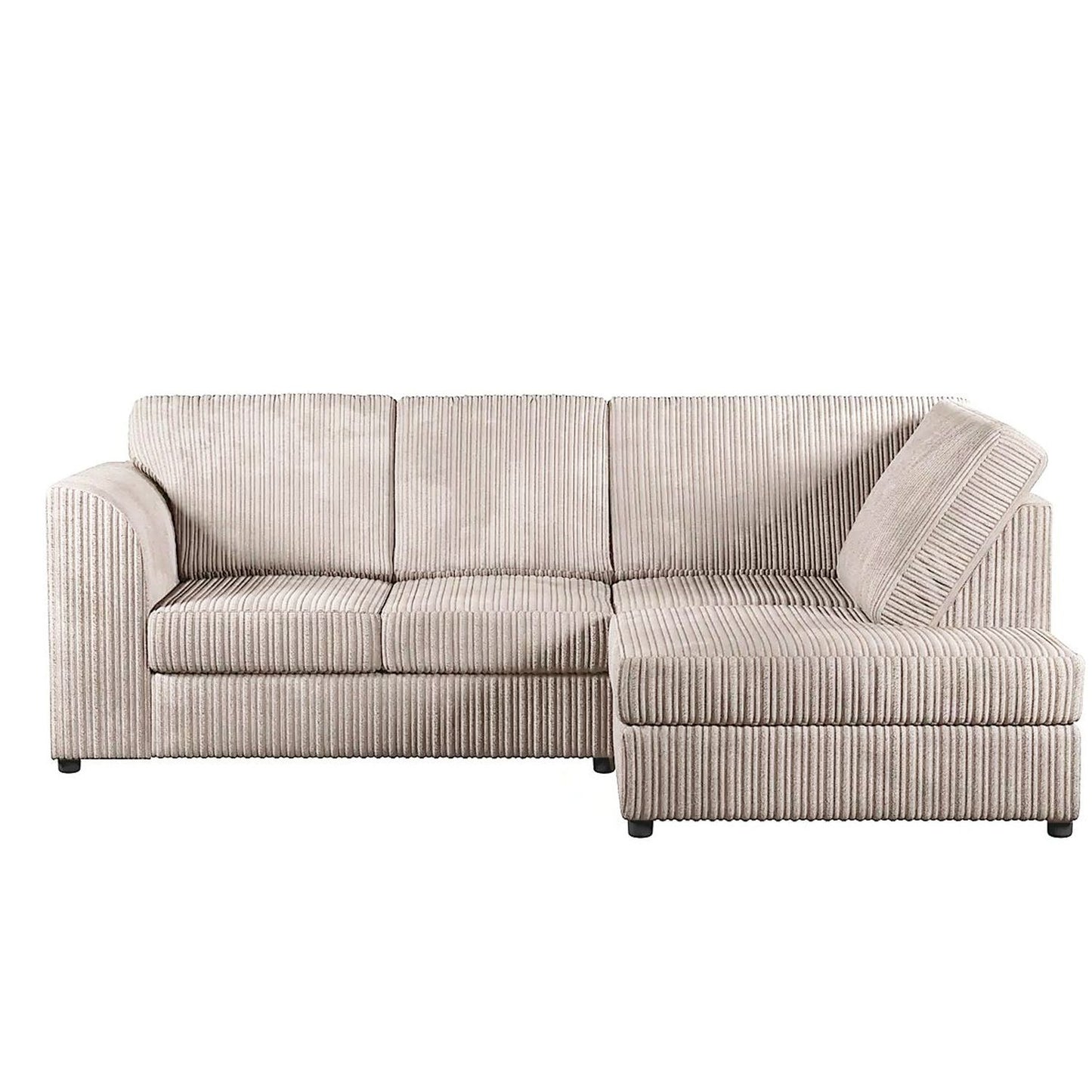 Sofa narożna Blake Full Back Black Jumbo Cord - podłokietnik lewy i prawy - dostępna w innych kolorach