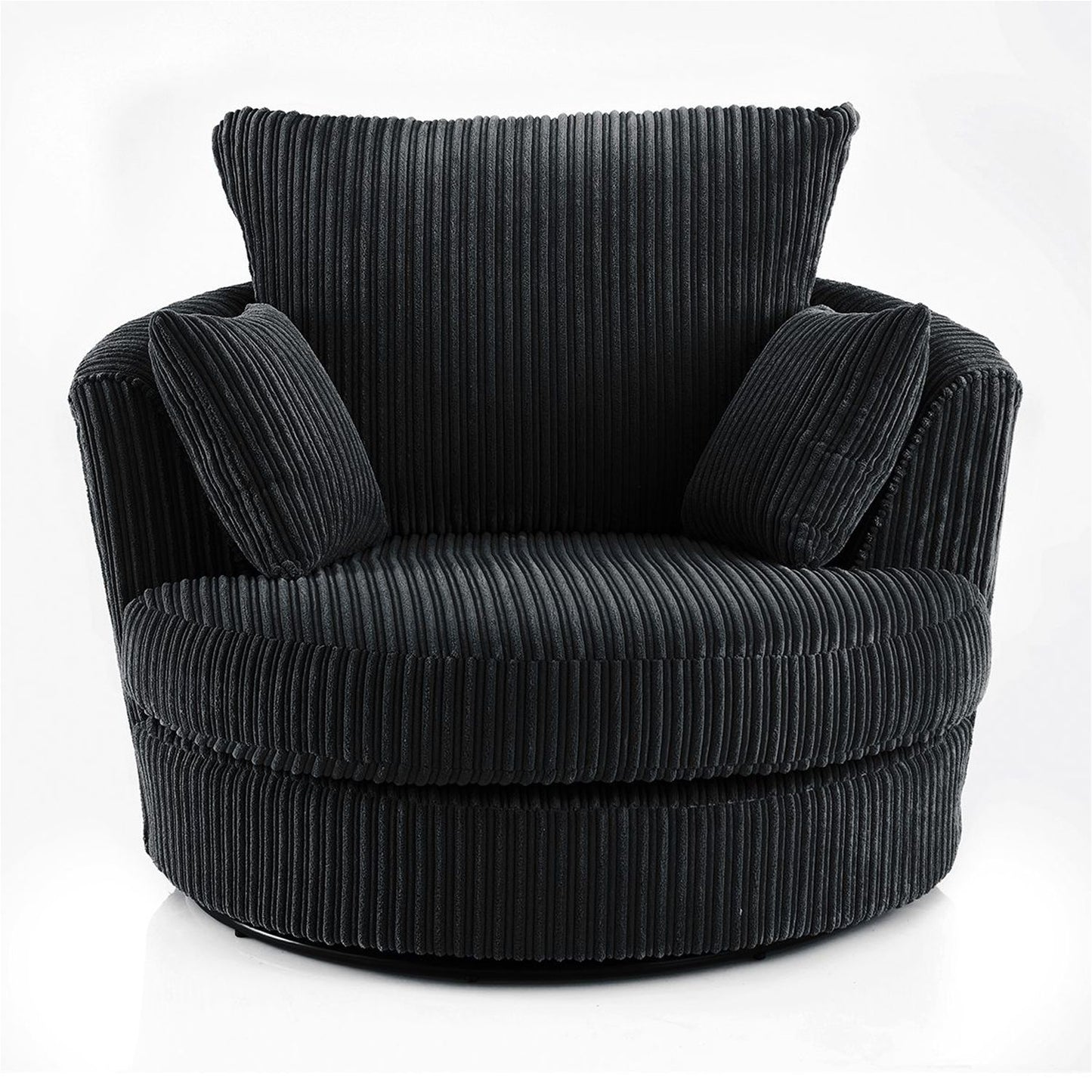 Sofa narożna Blake Full Back Silver Jumbo Cord - lewy i prawy podłokietnik - dostępna w innych kolorach