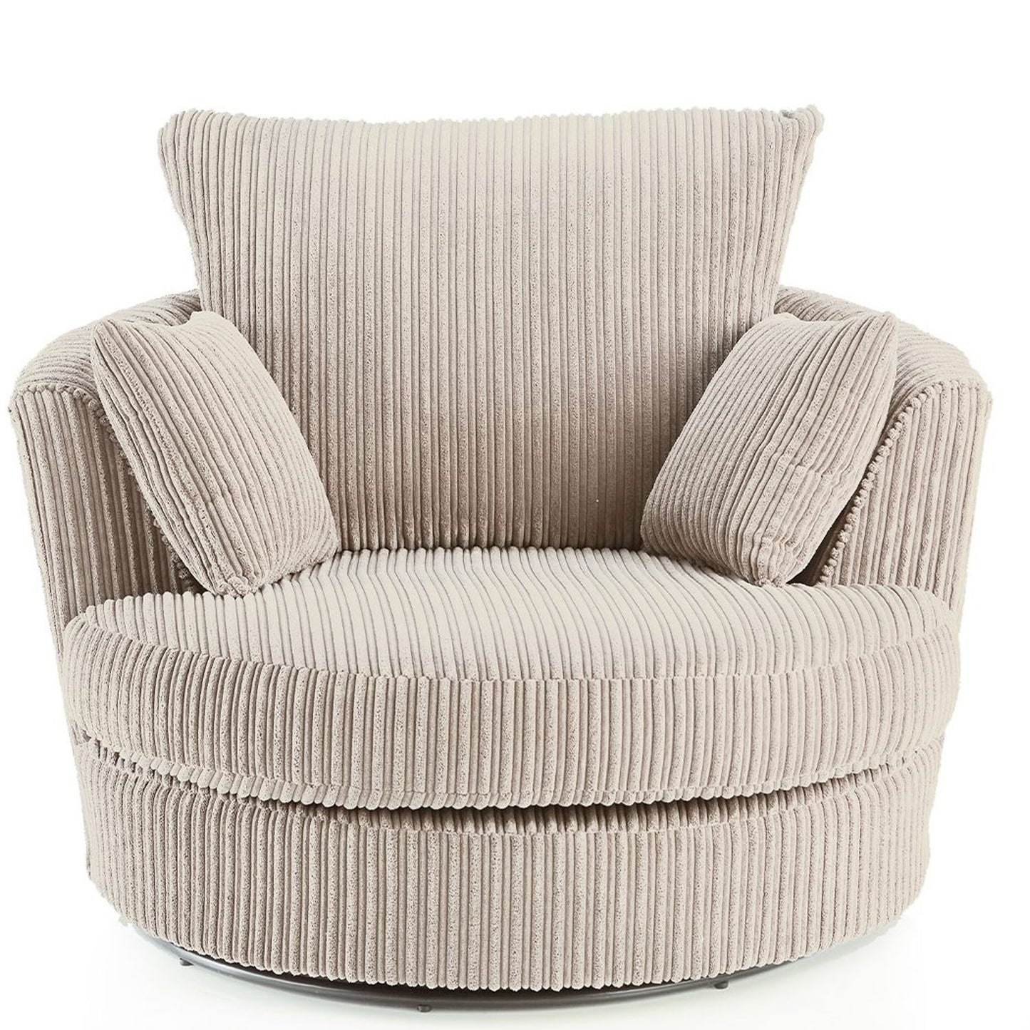 Sofa narożna Blake Full Back Grey Jumbo Cord - podłokietnik po prawej i lewej stronie - dostępna w innych kolorach