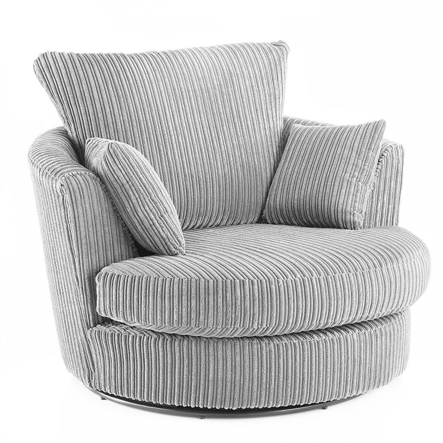 Sofa narożna Blake Full Back Black Jumbo Cord - podłokietnik po prawej i lewej stronie - dostępna w innych kolorach