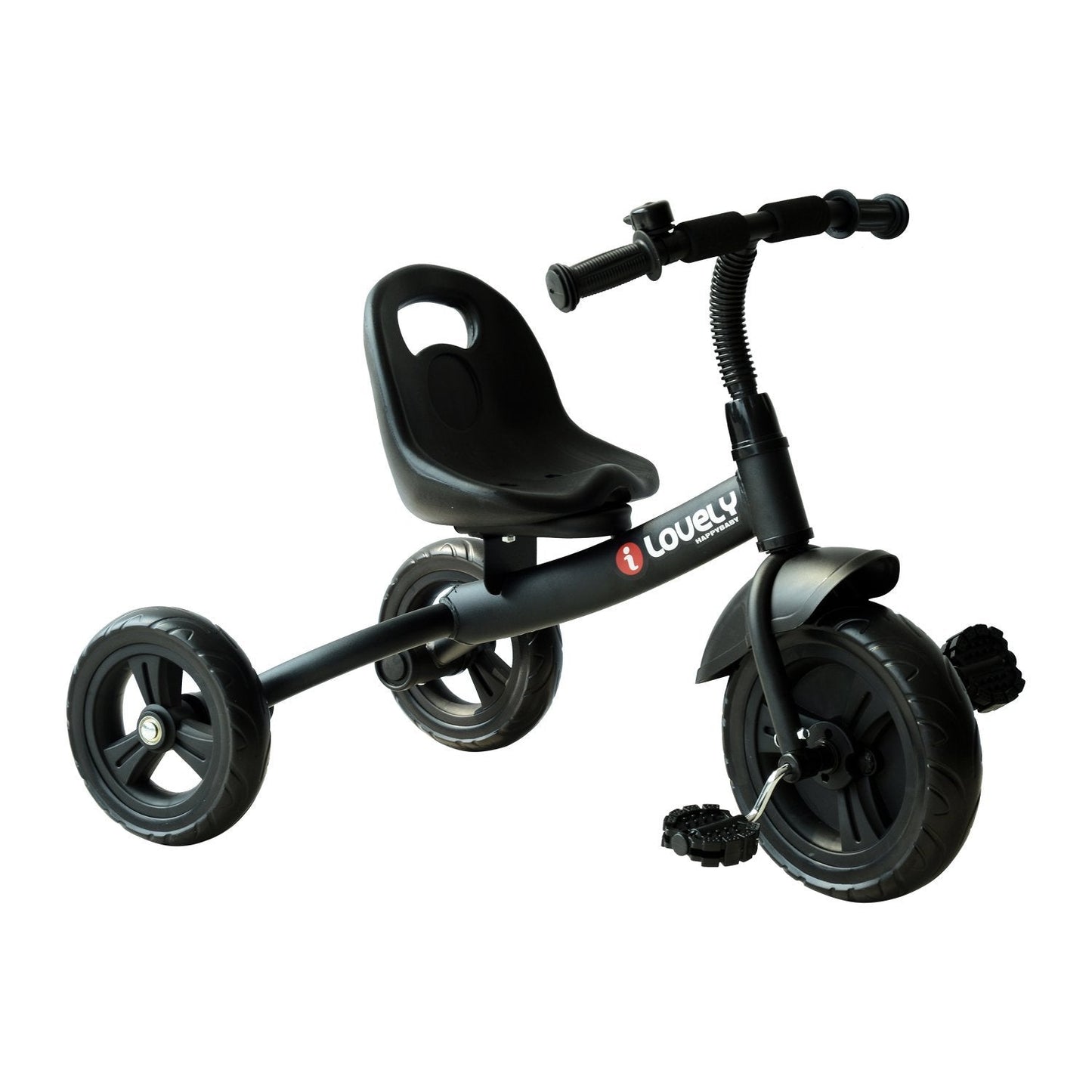 HOMCOM Kids Trike Toddler Tricycle Dziecięcy rower trójkołowy na 3 kółkach dla dzieci w wieku 1,5 - 4 lat, czarny