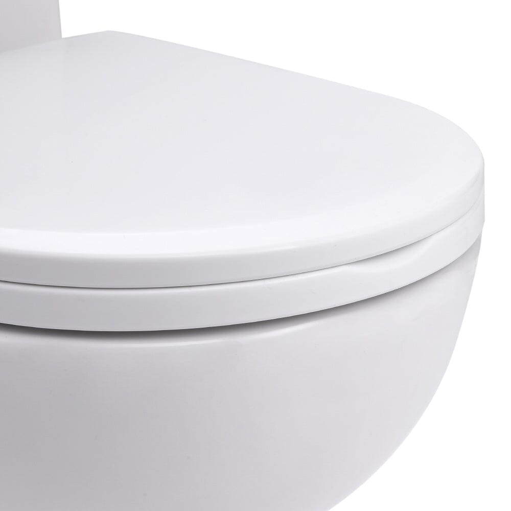 63cm D Comfortable 2-Piece Elongated Toilet with Dual Flush