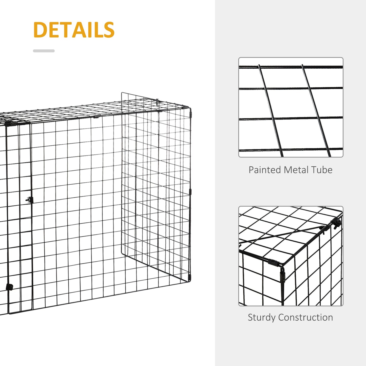 HOMCOM Extendable Fire Guard Screen, Freestanding Fire Screen Spark Guard, Folding Fireplace Cover, Wire Mesh, 81.5-160cm, Black