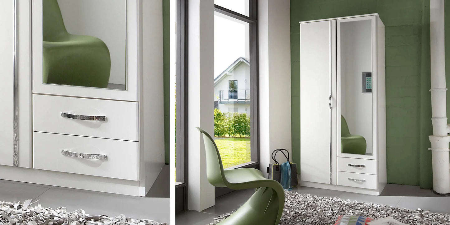 DAYTON 2 Door Wardrobe White 90cm