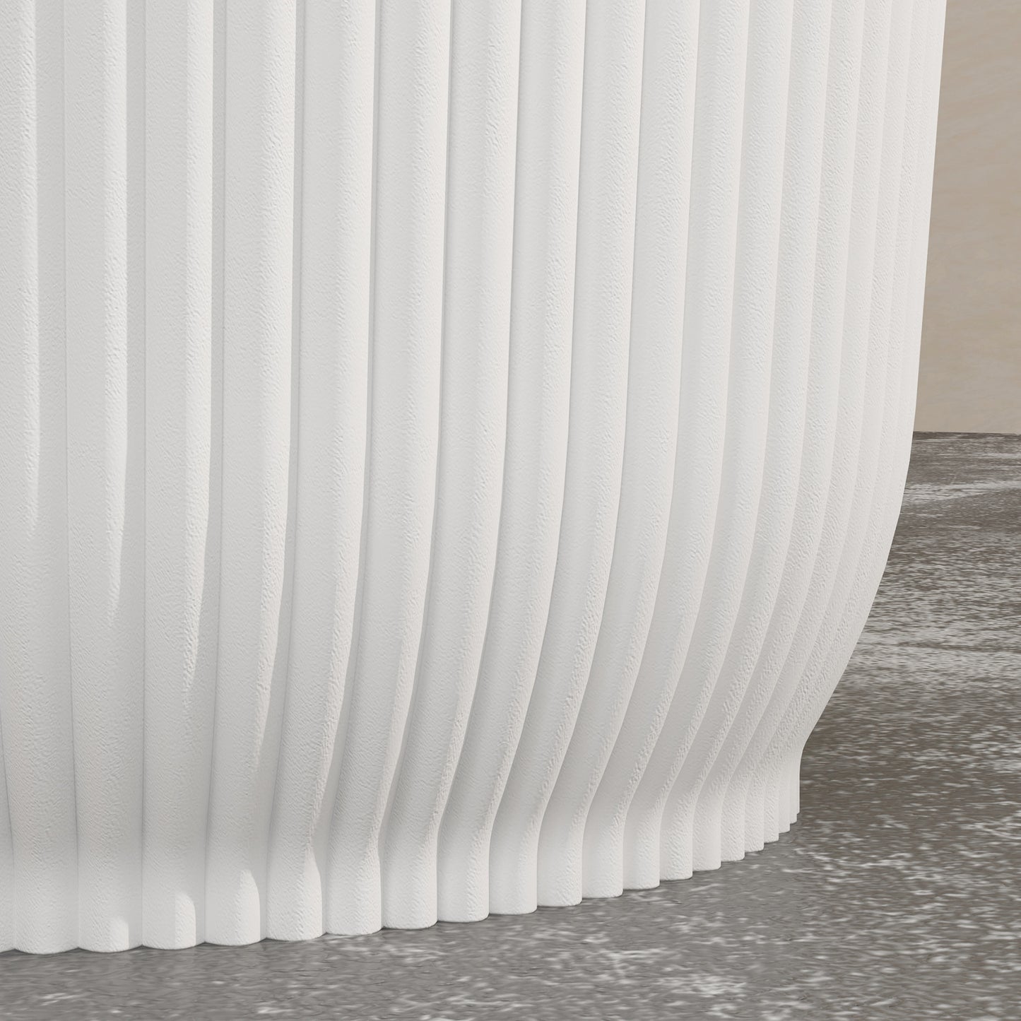Outsunny Set of Two Ф22cm Planters - White