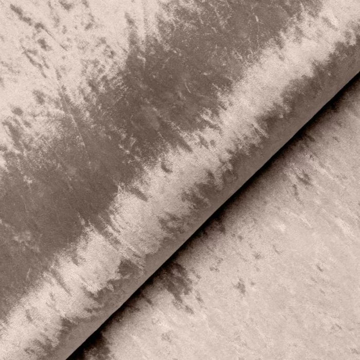 Narożna sofa Willa Arlo Crushed Velvet – srebrna, norka, czarna