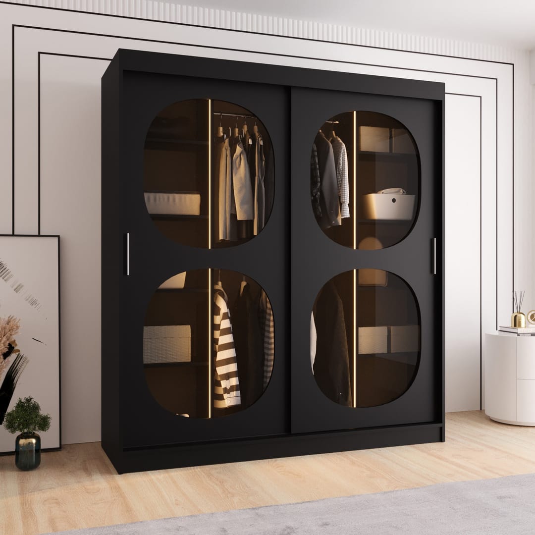 Bahrain II Sliding Door Wardrobe 180cm