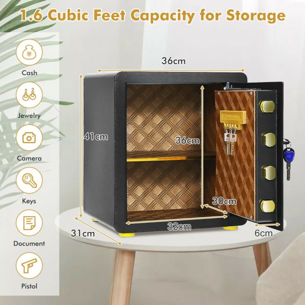 Electronic Digital Security Safe Box with Digital Keypad for Home