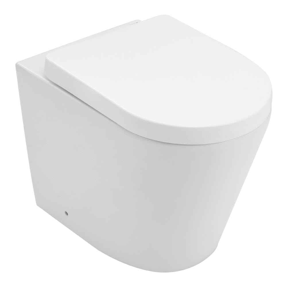 55cm D Wall Mounted Elongated Toilet