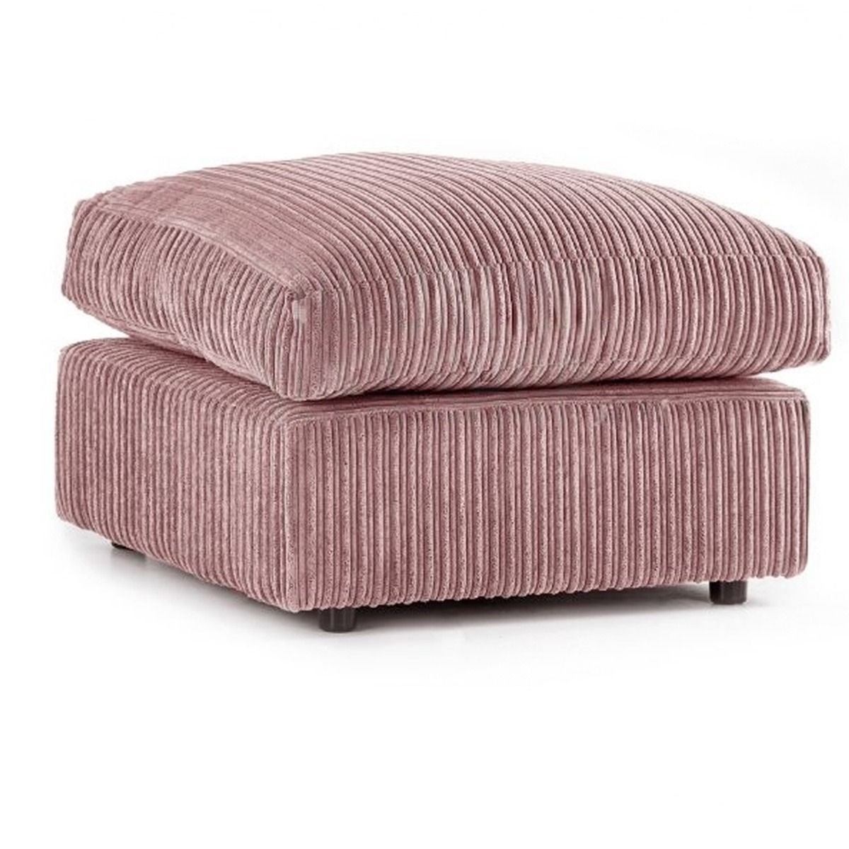 Kolorowa sofa 3-osobowa Oxford Jumbo Cord Scatter back Design - różowa i inne kolory