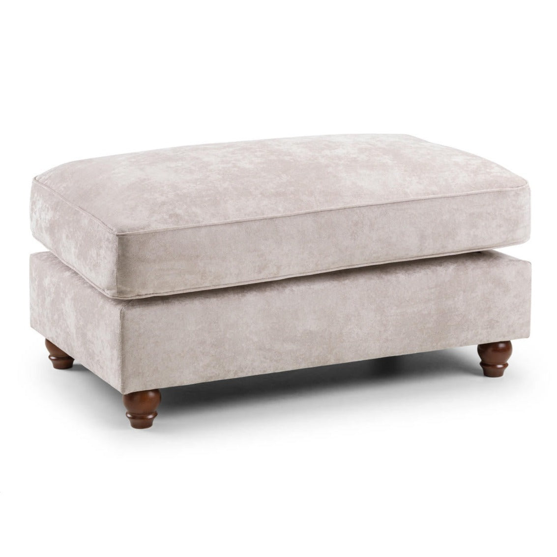 Sofa Romulo Fabric z 3 miejscami siedzącymi - Szara/Beżowa