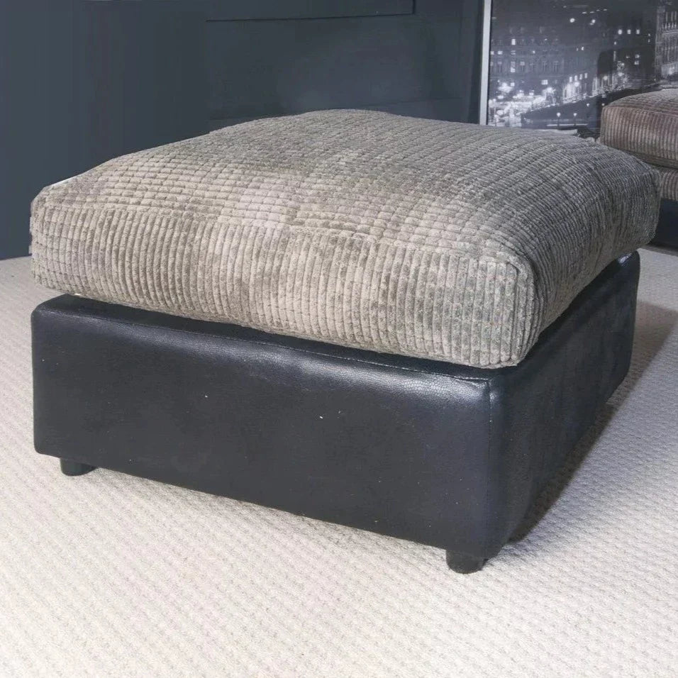 Sofa dwuosobowa Benson - czarno-szara