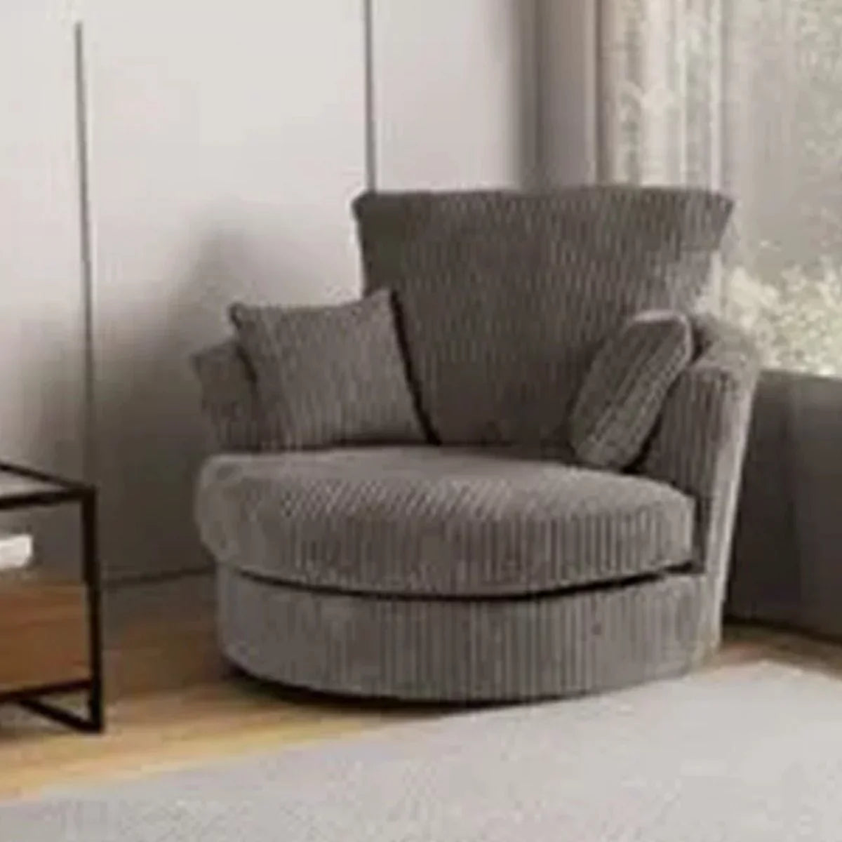 Desmond Jumbo Cord 2 Seater Sofa Grey and Other Colours