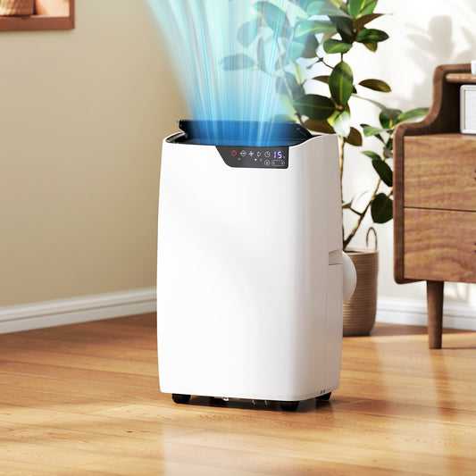 HOMCOM Portable Air Conditioner 12000 BTU, 4-in-1 AC Unit with Cool, Dehumidifier, Fan, Sleep Mode, WiFi Voice Remote Control