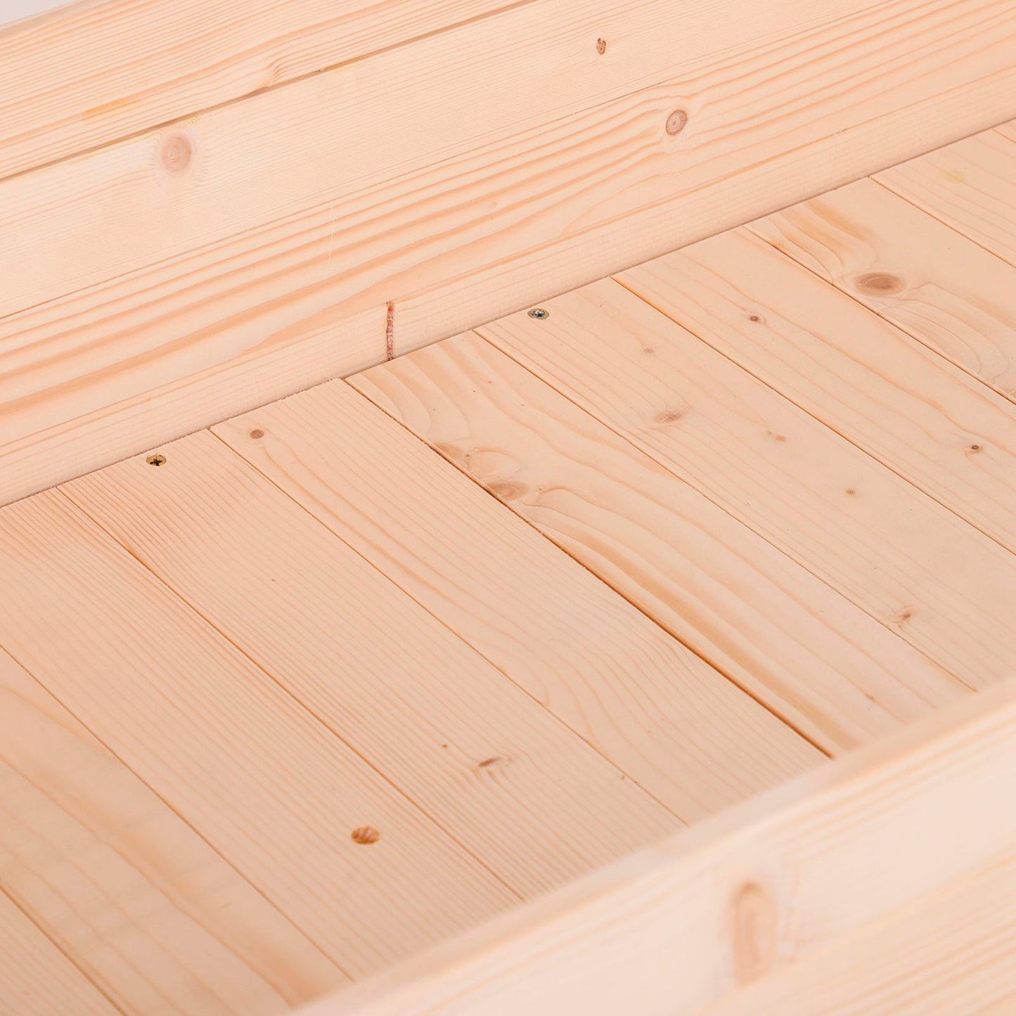 Outsunny Garden Wooden Planters_ Non-Woven Fabric, Rectangular Raised Bed,Fir Wood_Indoor/Outdoor, 122.5Lx56.5Wx76H cm