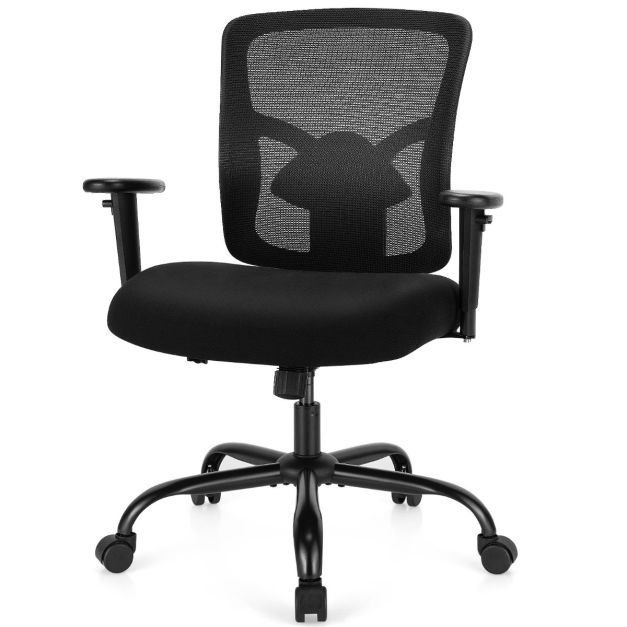 Mesh Ergonomic Swivel Chair with Lumbar Support for Office