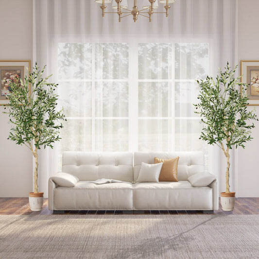 182cm Artificial Olive Tree with 72 Fruits-1 Pack