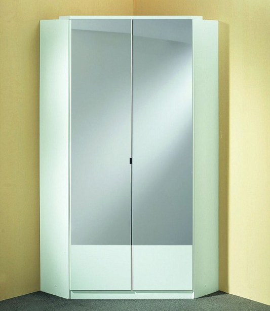 Corner Wardrobe - INAGU 2 Door Wardrobe White 95cm