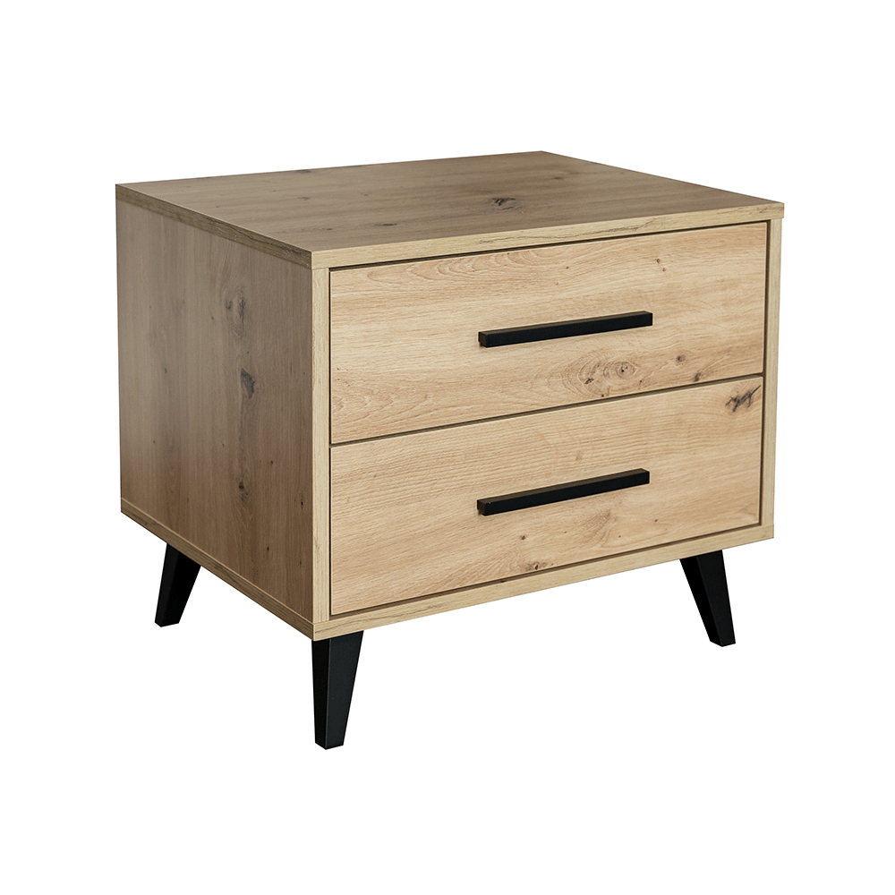 Bedside Table TELFORD Oak Artisan