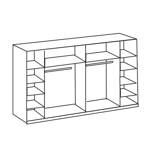 Sliding Wardrobe in White, image 3
