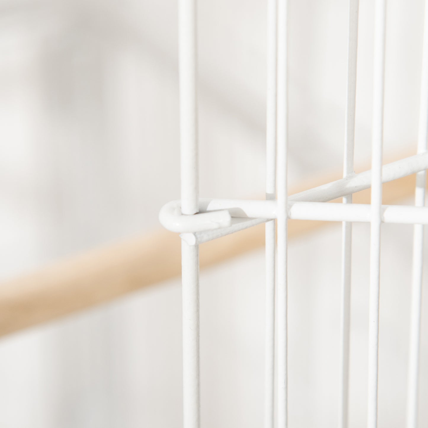 PawHut Duża klatka dla ptaków Budgie Cage dla Finch Kanarki Papużki z ruchomym stojakiem, wysuwaną tacą, półką do przechowywania, pojemnikami na żywność, biała