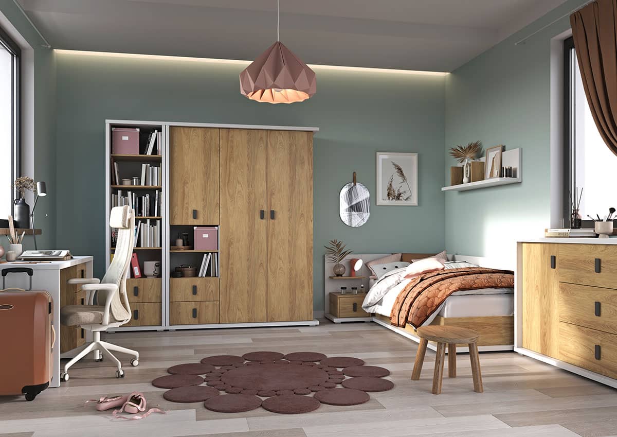 Massi MS-08 Bedside Table 43cm