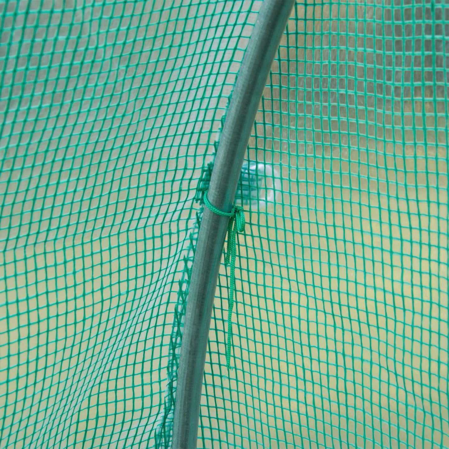 Outsunny 3 x 2 x 2m Pokrycie wymienne do szklarni TYLKO Zimowa osłona ogrodowa PE do tunelu z oknami zwijanymi Drzwi zewnętrzne, zielone
