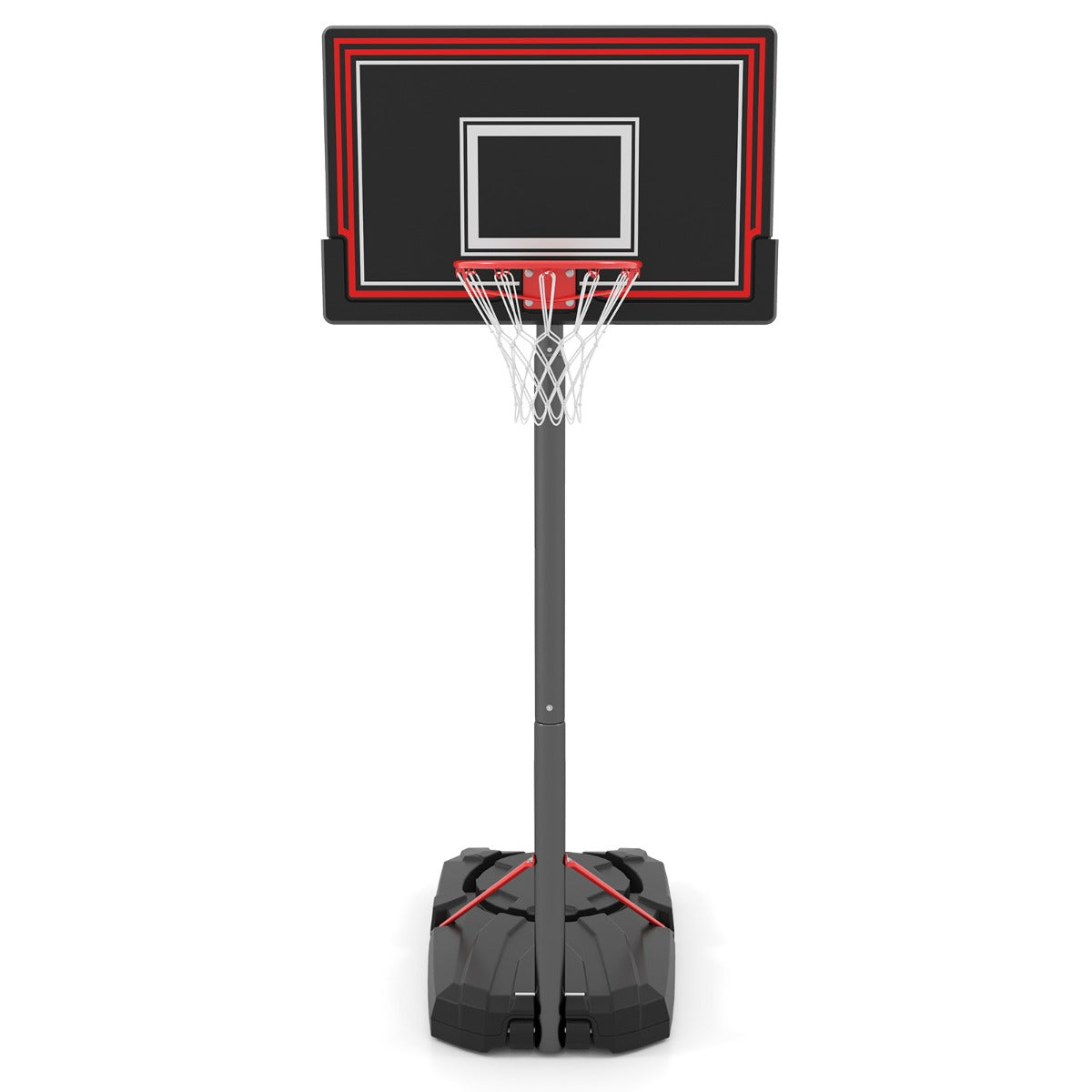 230-305cm Portable Basketball Hoop with 44 Inch Shatterproof Backboard