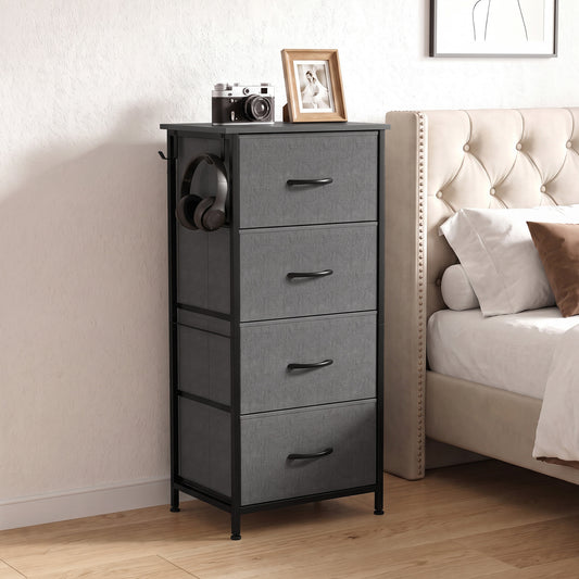 HOMCOM Chest of Drawers in Grey, image 2