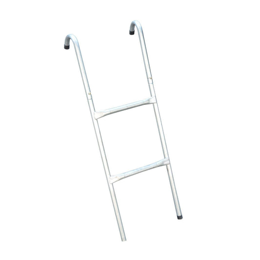 سلم ترامبولين HOMCOM بطول 6-10 أقدام مجلفن مع سجادة غير قابلة للانزلاق