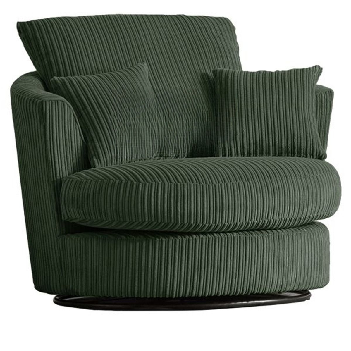 Kolorowa sofa 3-osobowa Oxford Jumbo Cord Scatter back Design - różowa i inne kolory