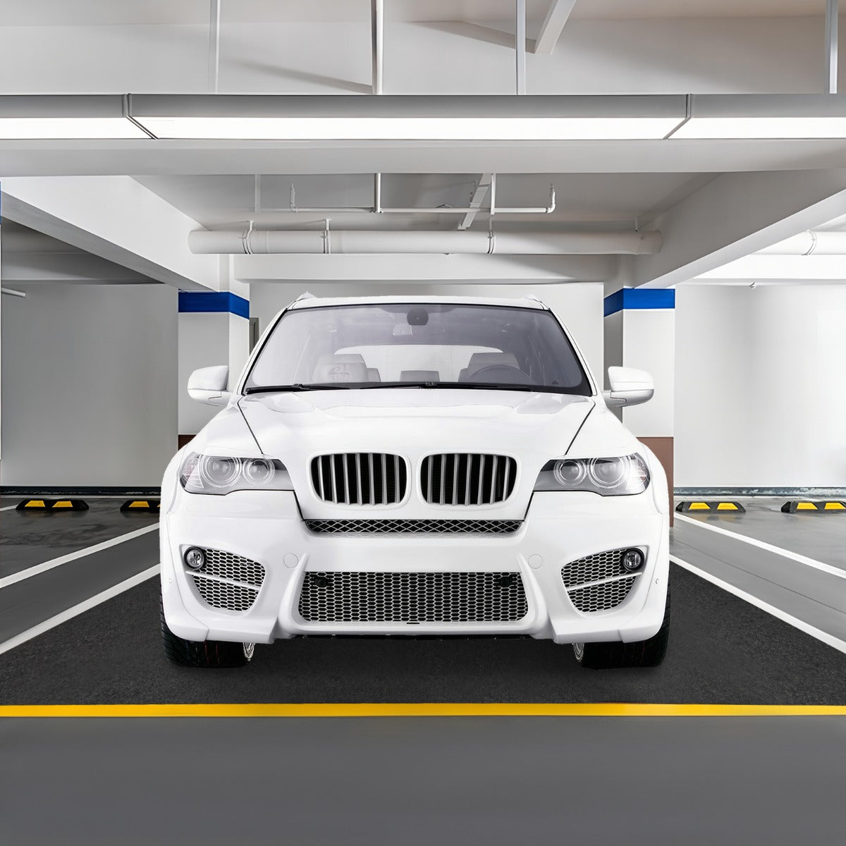 Waterproof Floor Mat 800 x 220 cm Reusable and Washable Car Anti-Slip Mat with Absorbent Double-Sided Adhesive Tape Grey
