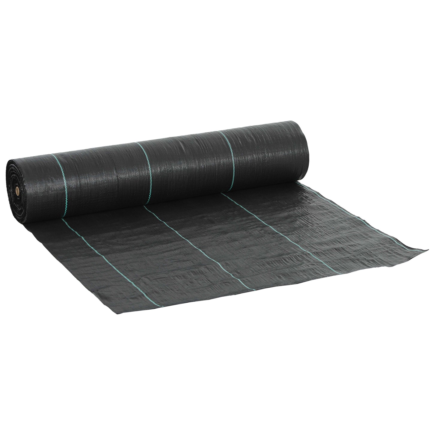 Outsunny 2m x 90m Weed Control Membrane, wytrzymała tkanina barierowa do zwalczania chwastów, 90gsm okrywa gruntowa na patio, do ogrodu, klombów, do kształtowania krajobrazu
