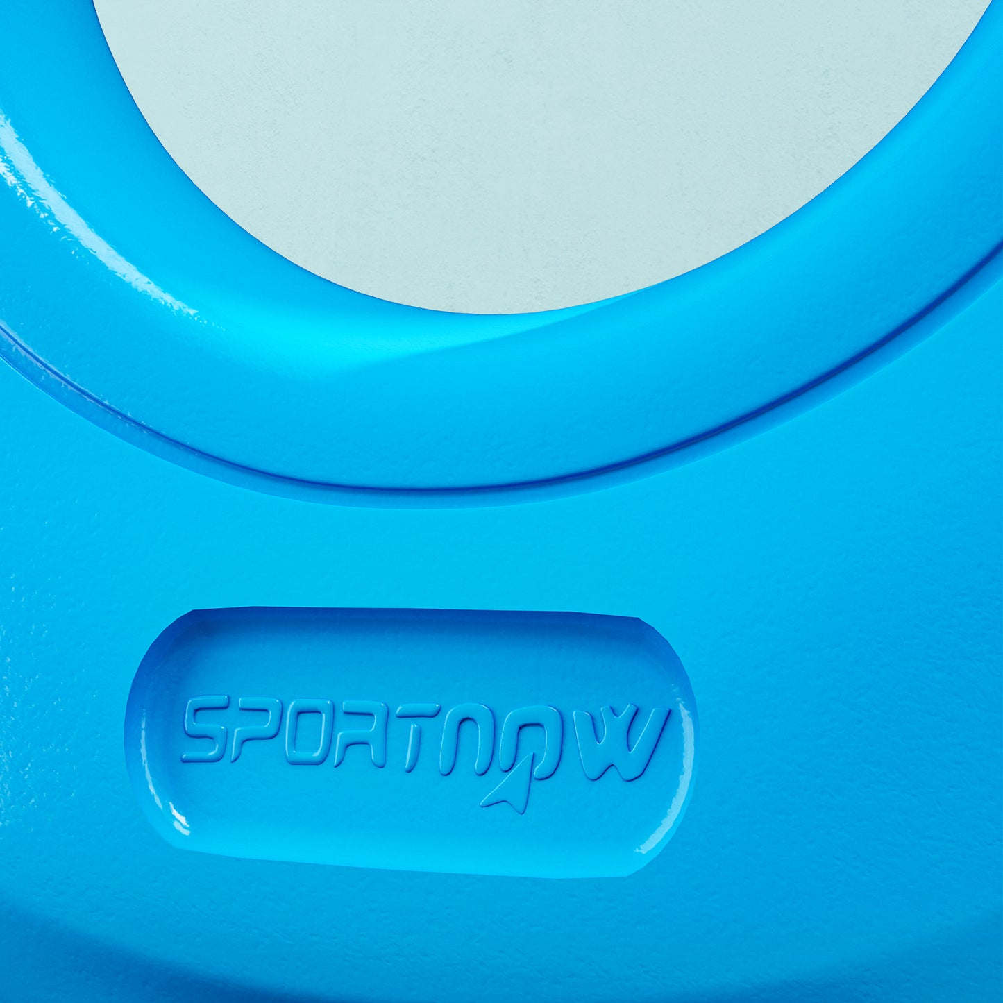 SPORTNOW 10kg Kettlebell, miękki Kettle Bell z szerokim uchwytem do domowej siłowni, podnoszenia ciężarów, treningu siłowego, jasnoniebieski