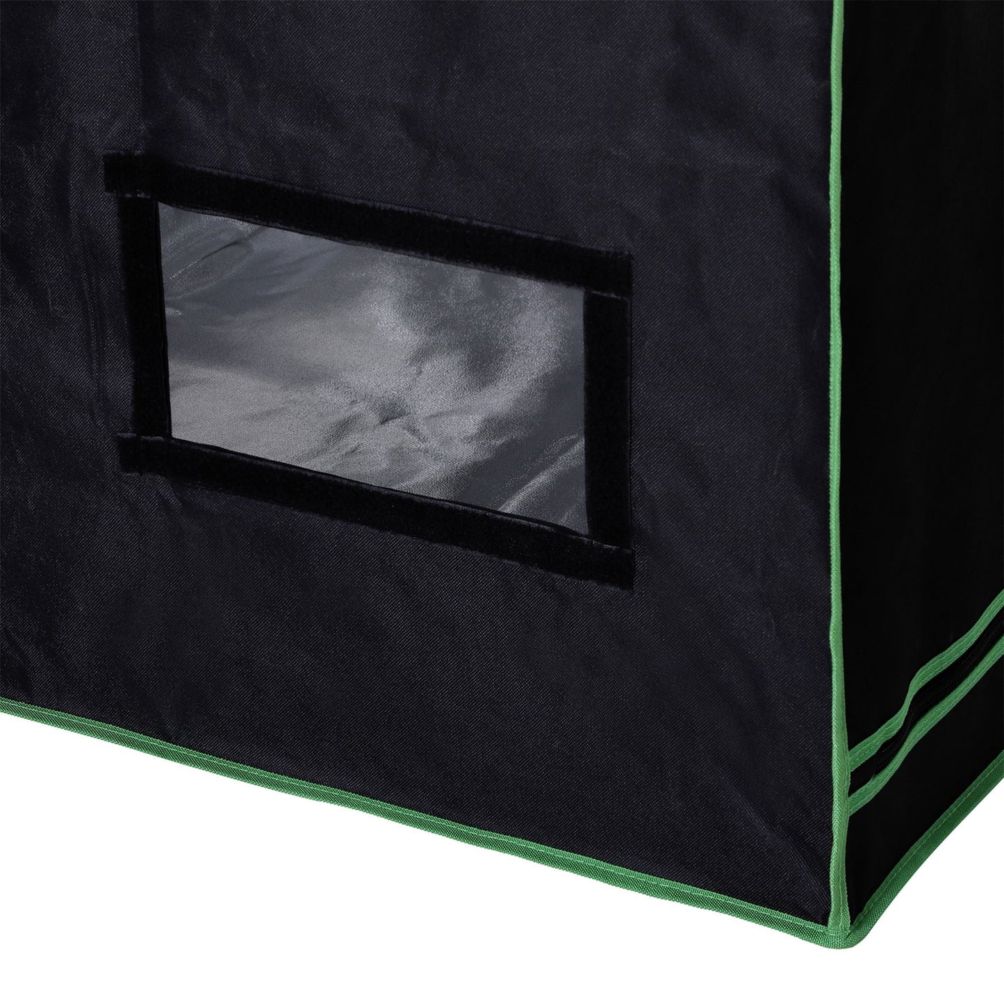 Outsunny Mylar Hydroponic Grow Tent with Adjustable Vents and Floor Tray for Indoor Plant Growing, 80 x 80 x 160cm