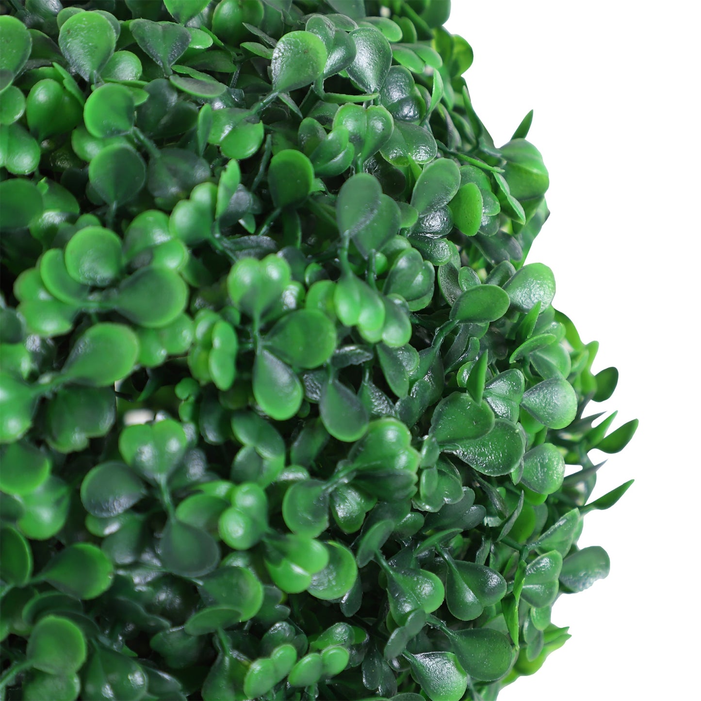 Outsunny Set of 2 Artificial Boxwood Ball Topiary Trees Potted Decorative Plant Outdoor and Indoor DŽcor (112cm)