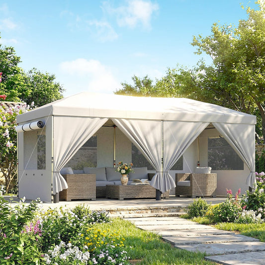 Outsunny Pop Up Canopy in White, image 2