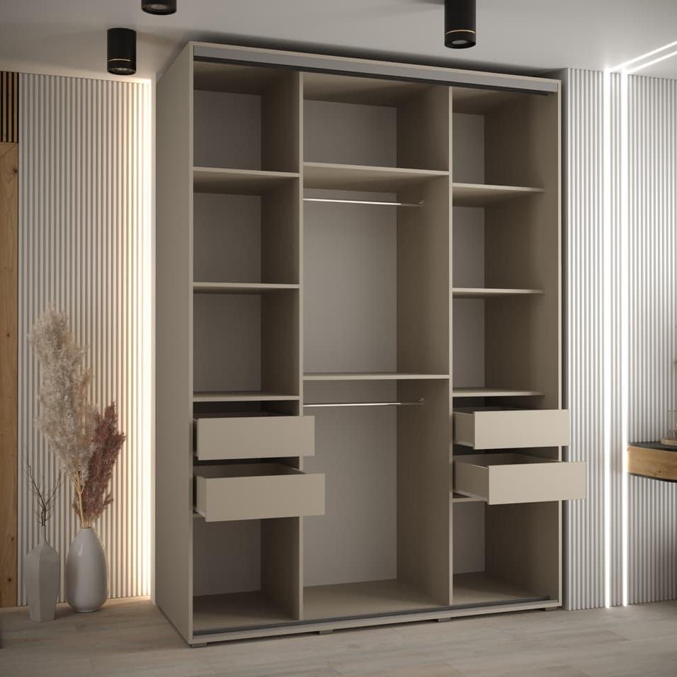 Dakota IX Sliding Door Wardrobe 170cm
