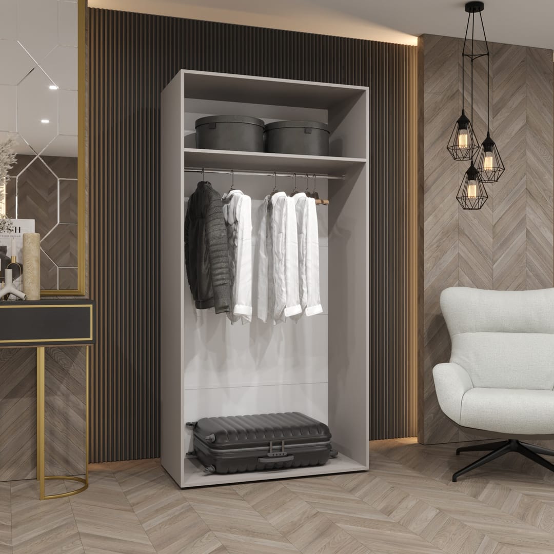 Bari I Hinged Door Wardrobe 100cm