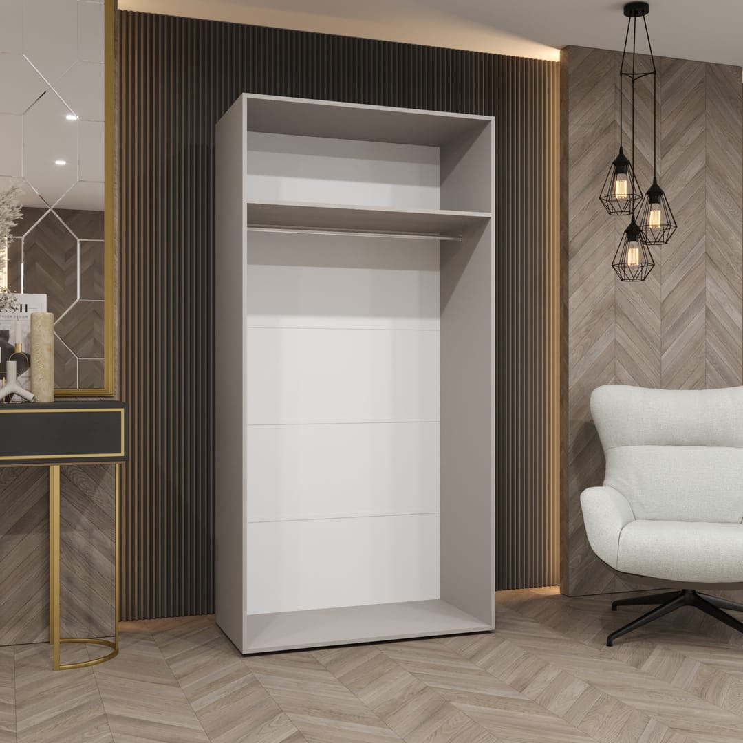 Bari II Hinged Door Wardrobe 100cm