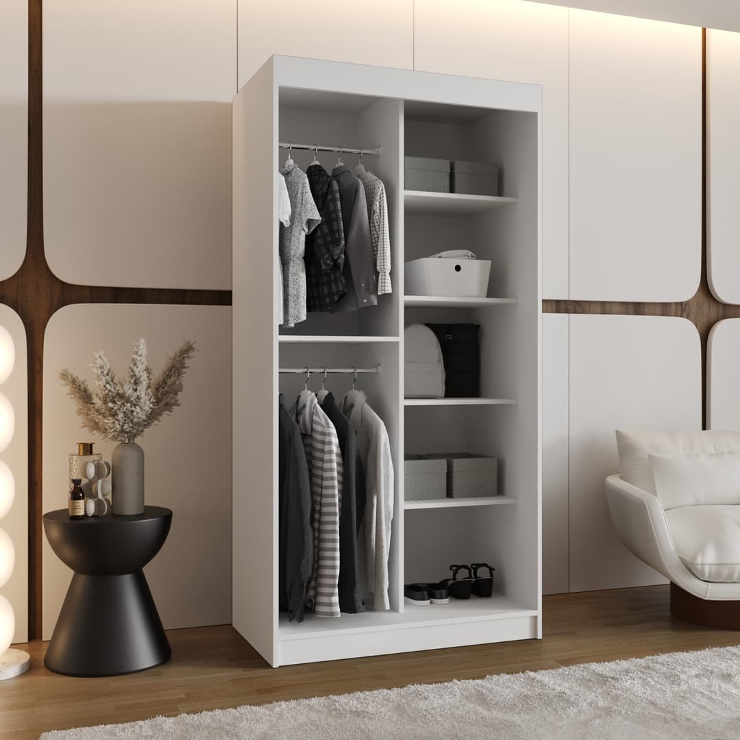 Spoti Sliding Door Wardrobe 100cm