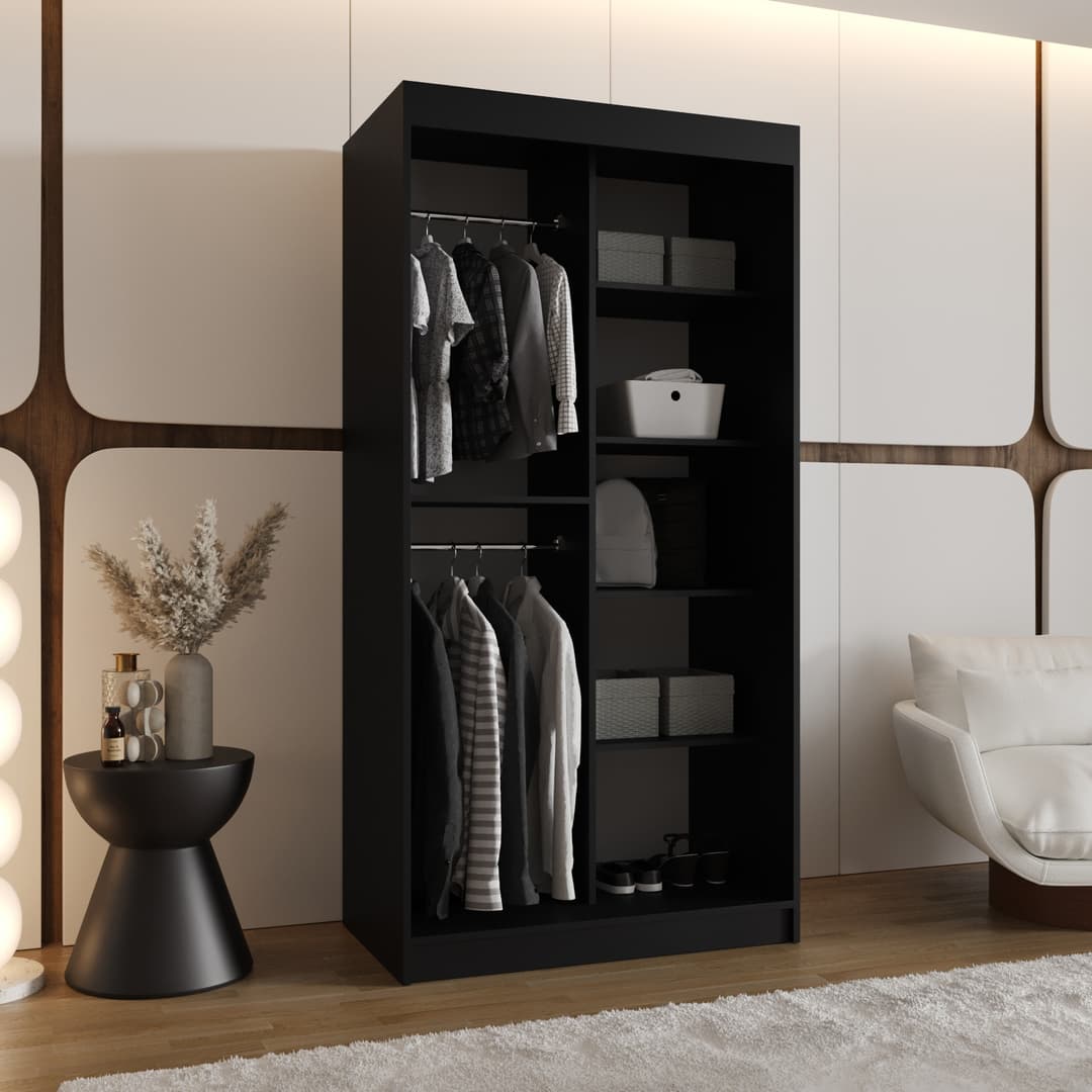 Spoti Sliding Door Wardrobe 100cm
